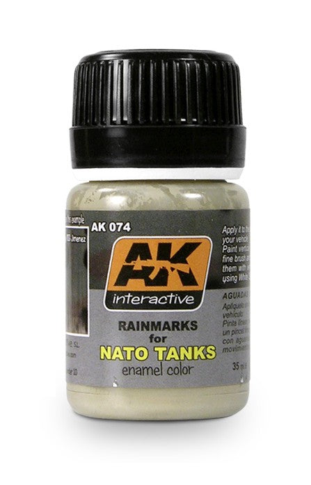 Rainmarks For NATO Tanks