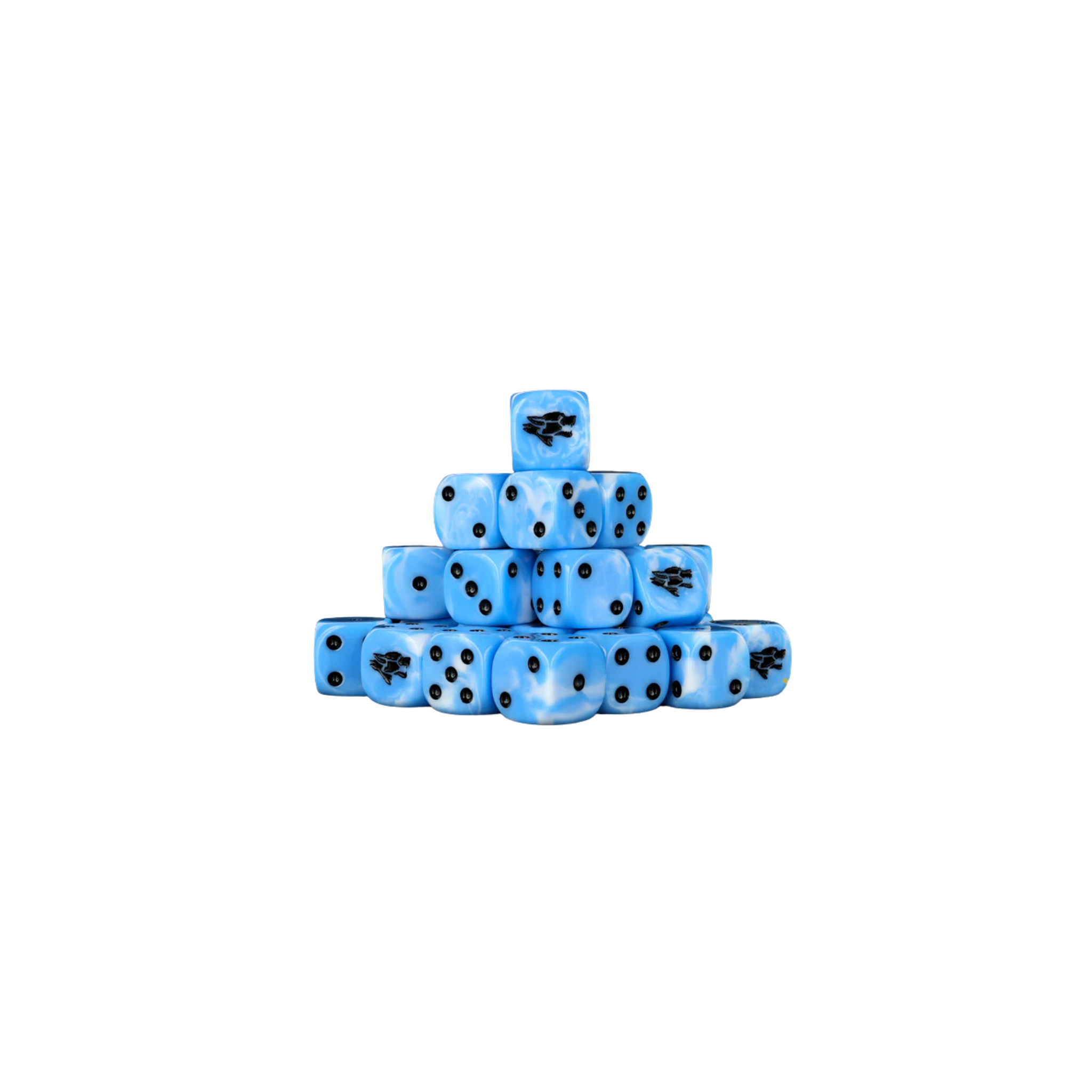 Frost Wolf Dice 16mm Round (25 Stück)
