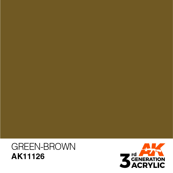 AK 3GEN Green-Brown 17ml