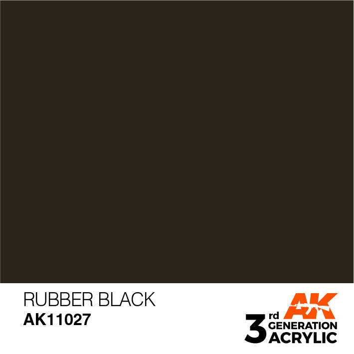 AK 3GEN Rubber Black 17ml