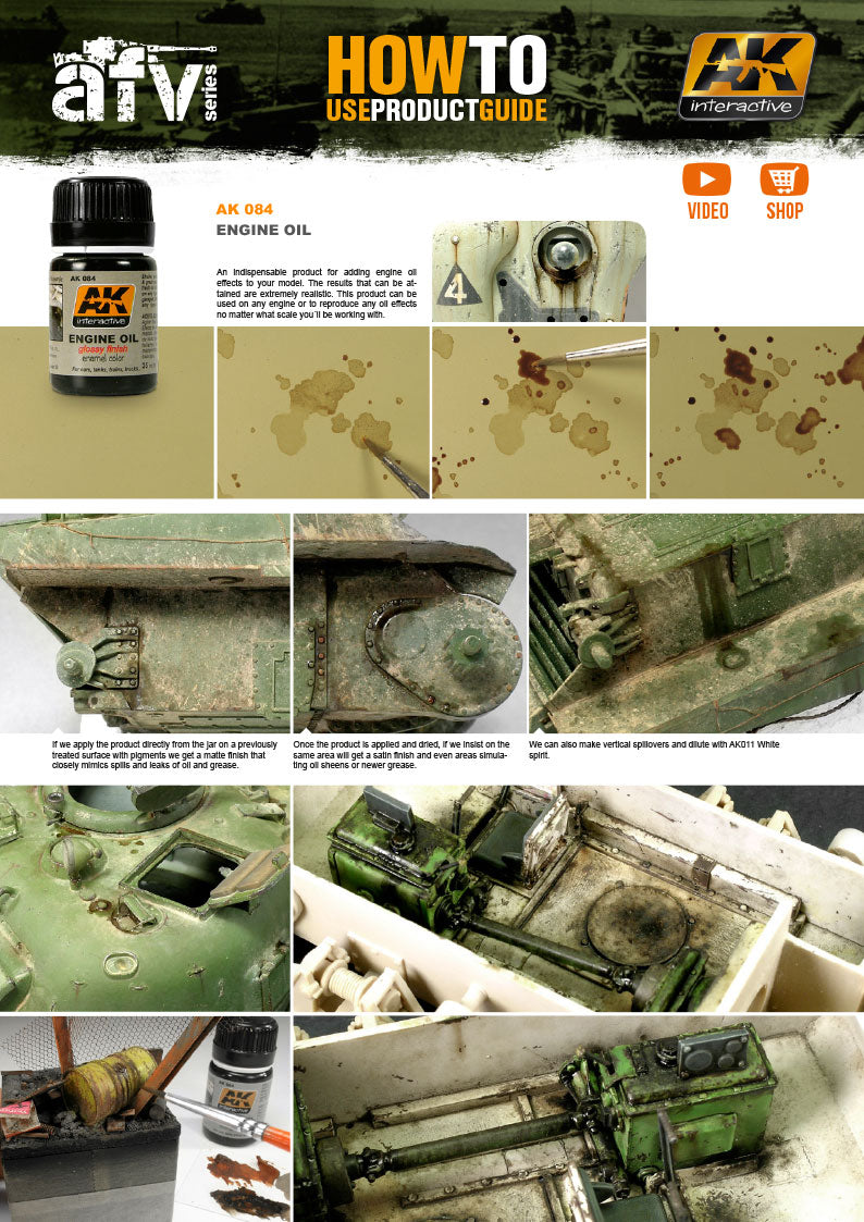 Engine Oil glossy finish