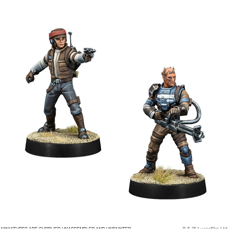 Star Wars: Legion – Anpassbarer Rebel Offizier / Customizable Rebel Officer & Agent