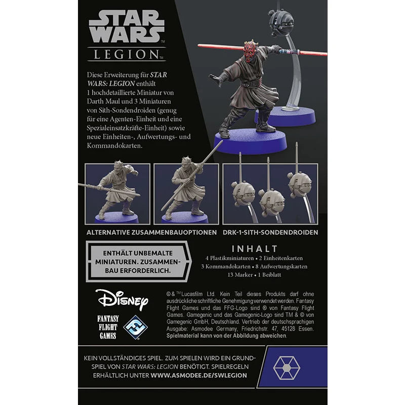 Star Wars: Legion – Darth Maul und Sith-Sondendroiden