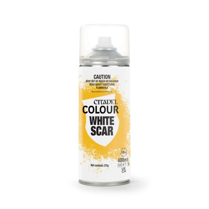 White Scar Spray Paint