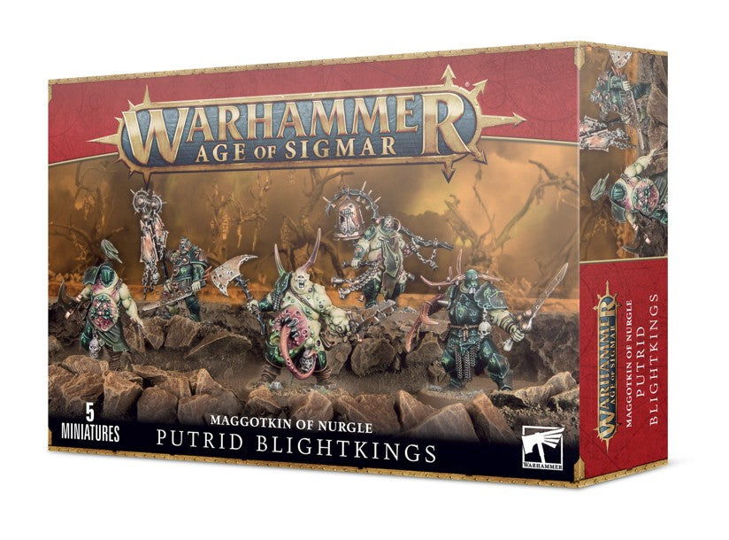 Putrid Blightkings - Maggotkin of Nurgle