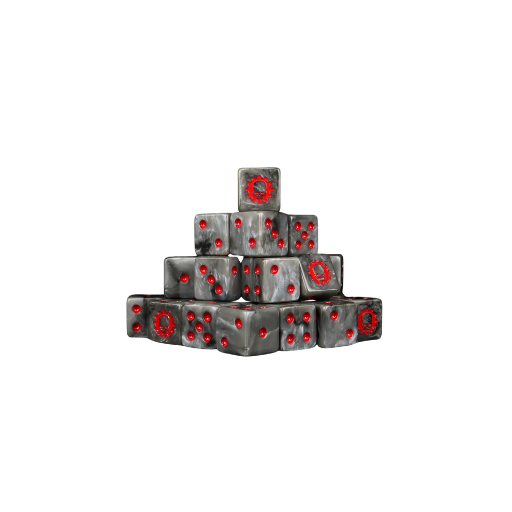 Machine Dice 16mm Square (25 Stück)