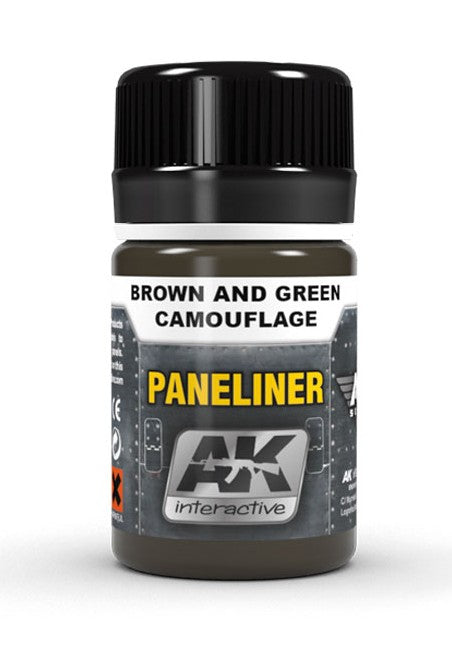 Paneliner for Brown and Green Camouflage