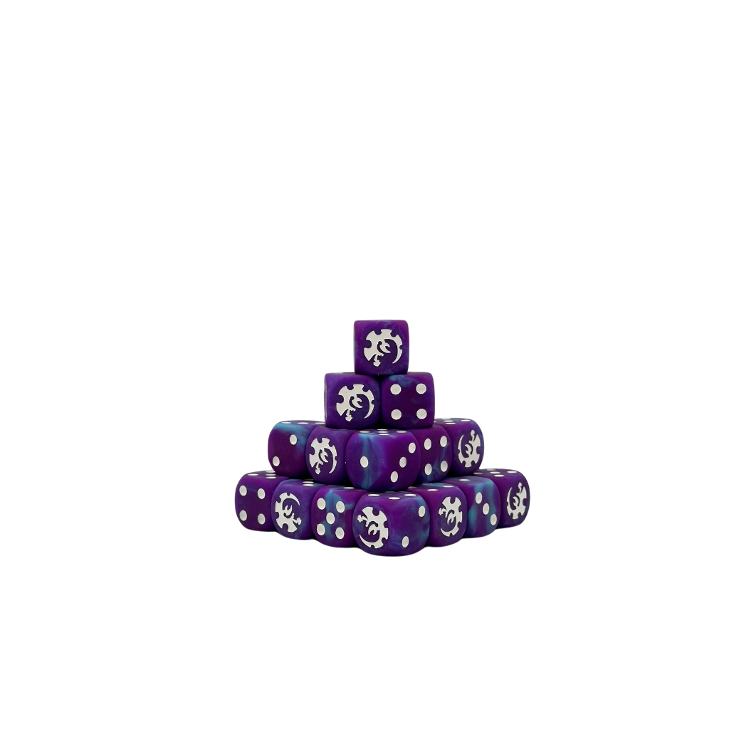 Clawed Serpent Dice 16mm Round (25 Stück)