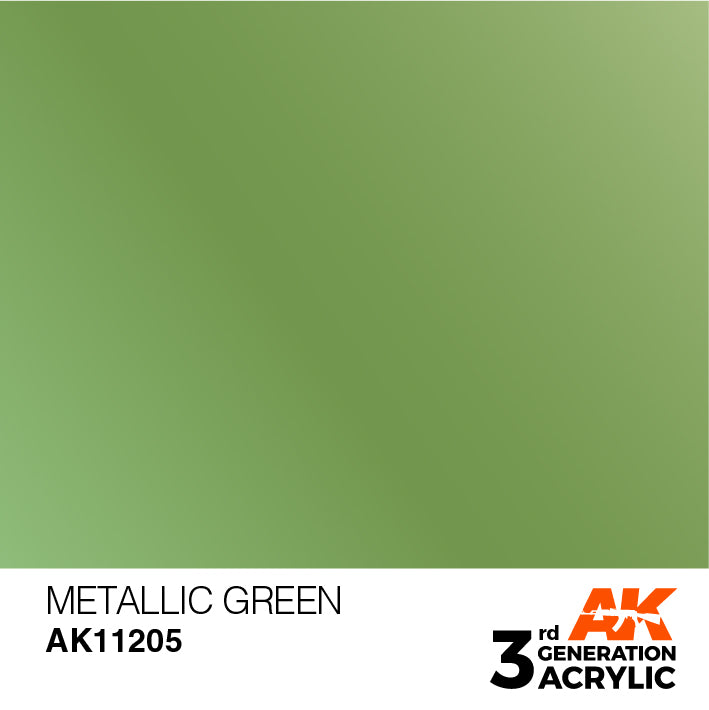AK 3GEN Metallic Green 17ml