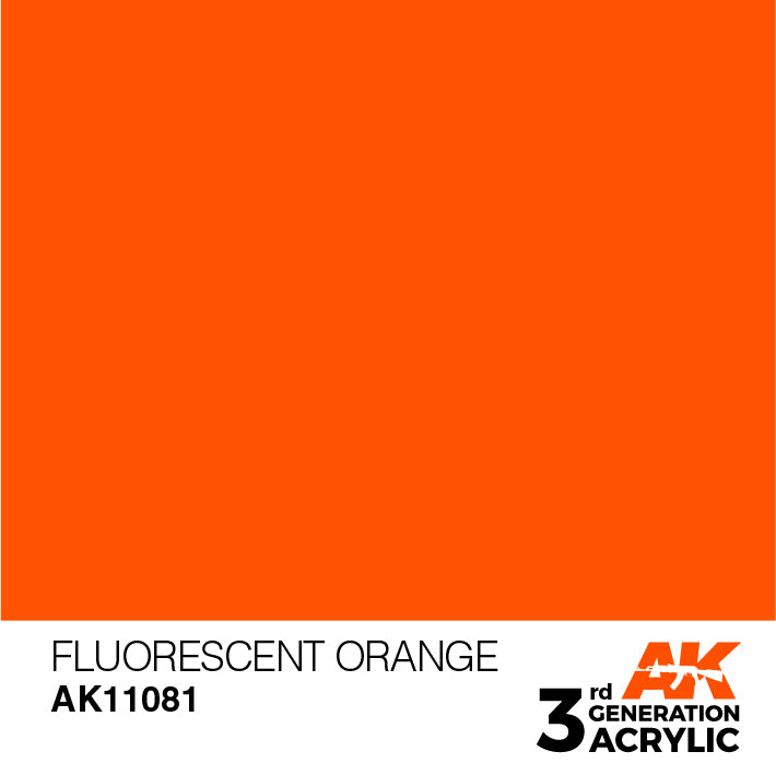 AK 3GEN Fluorescent Orange 17ml