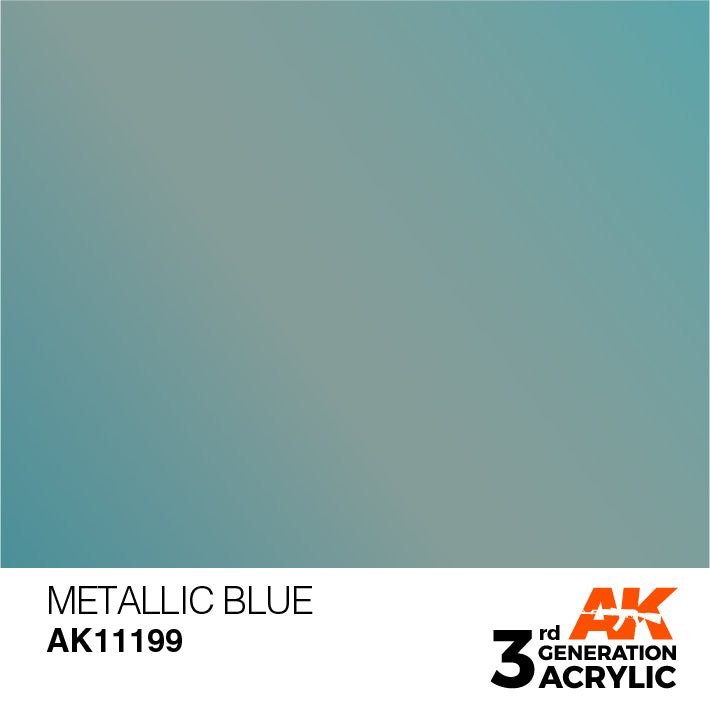 AK 3GEN Metallic Blue 17ml