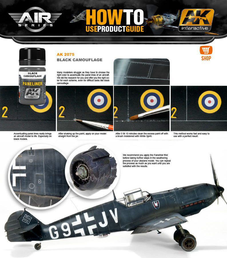 Paneliner for Black Camouflage