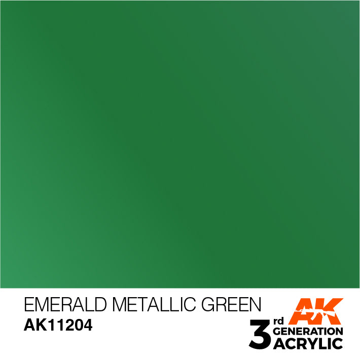 AK 3GEN Emerald Metallic Green 17ml