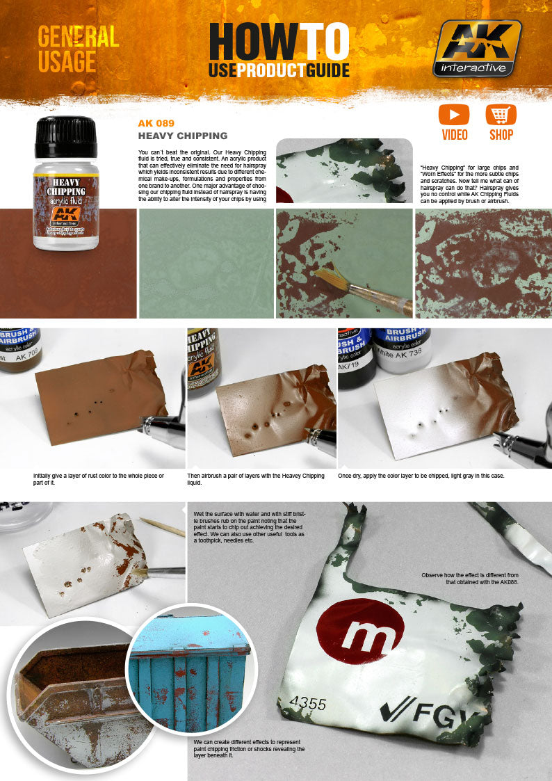 Heavy Chipping Acrylic Fluid